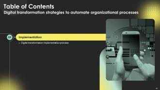 Digital Transformation Strategies To Automate Organizational Processes Strategy CD Downloadable Colorful