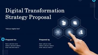 Digital Transformation Strategy Proposal Powerpoint Presentation Slides