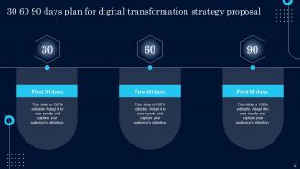 Digital Transformation Strategy Proposal Powerpoint Presentation Slides Analytical Slides