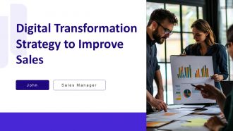 Digital Transformation Strategy To Improve Sales PPT PowerPoint AT