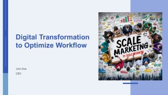 Digital Transformation To Optimize Workflow PPT Presentation AT