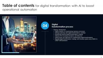 Digital Transformation With AI To Boost Operational Automation DT CD Professionally Best