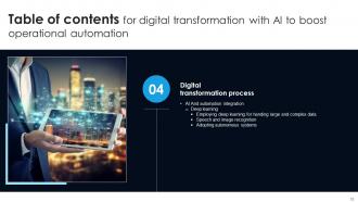 Digital Transformation With AI To Boost Operational Automation DT CD Informative Good