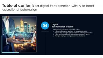 Digital Transformation With AI To Boost Operational Automation DT CD Ideas Unique