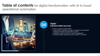 Digital Transformation With AI To Boost Operational Automation DT CD Content Ready Unique