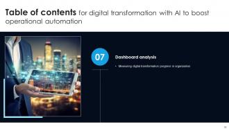 Digital Transformation With AI To Boost Operational Automation DT CD Slides Content Ready