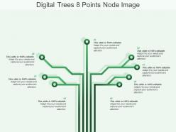 Digital tree 8 points node image