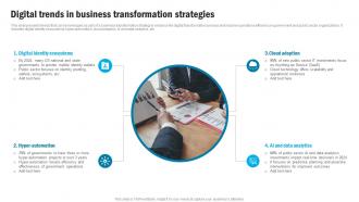 Digital Trends In Business Transformation Strategies