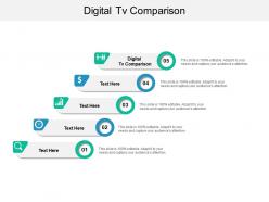 Digital tv comparison ppt powerpoint presentation portfolio objects cpb