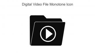 Digital Video File Monotone Icon In Powerpoint Pptx Png And Editable Eps Format