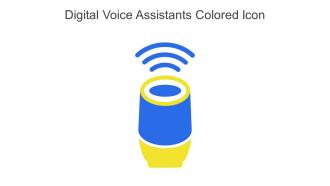 Digital Voice Assistants Colored Icon In Powerpoint Pptx Png And Editable Eps Format