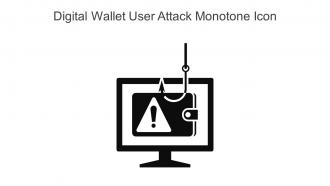 Digital Wallet User Attack Monotone Icon In Powerpoint Pptx Png And Editable Eps Format