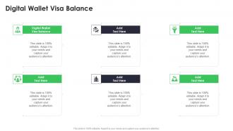 Digital Wallet Visa Balance In Powerpoint And Google Slides Cpb