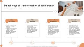 Digital Ways Of Transformation Of Bank Branch
