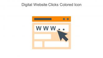 Digital Website Clicks Colored Icon In Powerpoint Pptx Png And Editable Eps Format