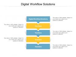 Digital workflow solutions ppt powerpoint presentation layouts display cpb