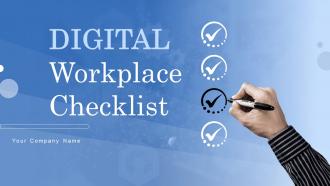 DIGITAL Workplace Checklist Powerpoint Presentation Slides