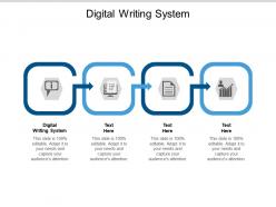 Digital writing system ppt powerpoint presentation summary cpb