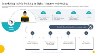 Digitalising Customer Onboarding Introducing Mobile Banking In Digital Customer Onboarding