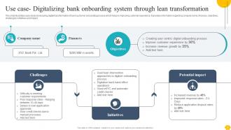 Digitalising Customer Onboarding Journey In Banking Complete Deck Colorful Engaging