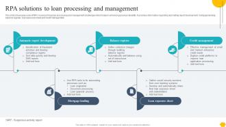 Digitalising Customer Onboarding Rpa Solutions To Loan Processing And Management