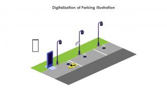 Digitalization Of Parking Illustration