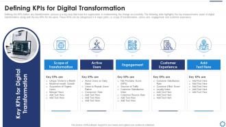 Digitalization strategy to accelerate defining kpis for digital transformation