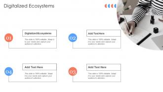 Digitalized Ecosystems In Powerpoint And Google Slides Cpb