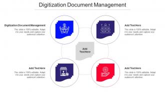 Digitization Document Management Ppt Powerpoint Presentation Slides Portfolio Cpb