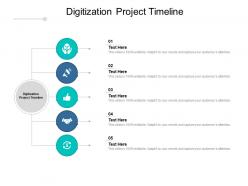 Digitization project timeline ppt powerpoint presentation gallery cpb