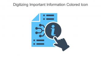 Digitizing Important Information Colored Icon In Powerpoint Pptx Png And Editable Eps Format
