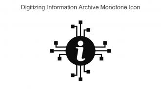 Digitizing Information Archive Monotone Icon In Powerpoint Pptx Png And Editable Eps Format