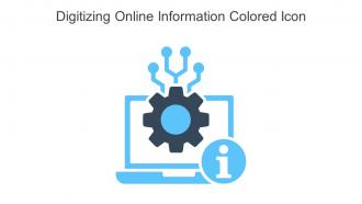Digitizing Online Information Colored Icon In Powerpoint Pptx Png And Editable Eps Format