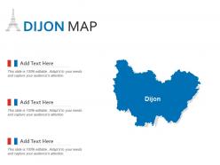 Dijon map powerpoint presentation ppt template
