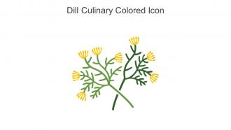 Dill Culinary Colored Icon In Powerpoint Pptx Png And Editable Eps Format