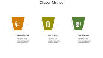 Dilution method ppt powerpoint presentation show templates cpb