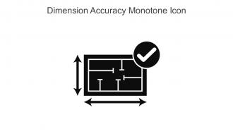 Dimension Accuracy Monotone Icon In Powerpoint Pptx Png And Editable Eps Format
