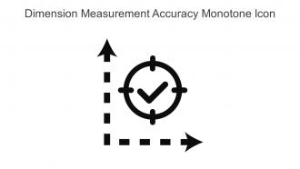 Dimension Measurement Accuracy Monotone Icon In Powerpoint Pptx Png And Editable Eps Format