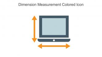 Dimension Measurement Colored Icon In Powerpoint Pptx Png And Editable Eps Format