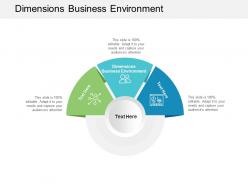 Dimensions business environment ppt powerpoint presentation inspiration cpb