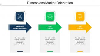 Dimensions Market Orientation Ppt PowerPoint Presentation Model Graphics Cpb