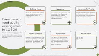 Dimensions Of Food Quality Food Quality Best Practices For Food Quality And Safety Management