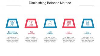 Diminishing Balance Method Ppt Powerpoint Presentation Ideas Picture Cpb