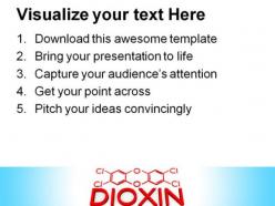 Dioxin science powerpoint templates and powerpoint backgrounds 0311