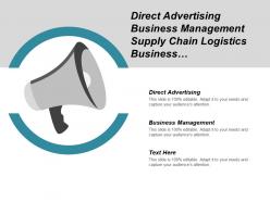 Direct advertising business management supply chain logistics business development cpb