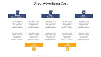 Direct Advertising Cost In Powerpoint And Google Slides Cpb