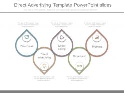 Direct Advertising Template Powerpoint Slides