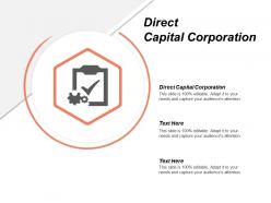 Direct capital corporation ppt powerpoint presentation file slide portrait cpb