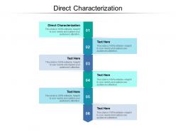 Direct characterization ppt powerpoint presentation show cpb