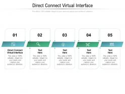 Direct connect virtual interface ppt powerpoint presentation styles templates cpb